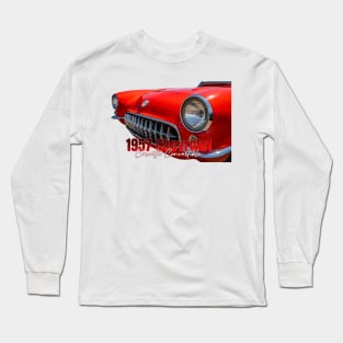 1957 Chevrolet Corvette Convertible Long Sleeve T-Shirt